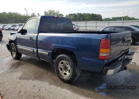 2000 Chevrolet Silverado C1500 из США, поврежденный, VIN 1GCEC14W2YZ188271